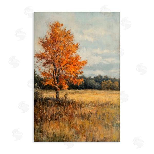 stupell industries Petal Prints Design | Orange Tree Landscape Wall Art