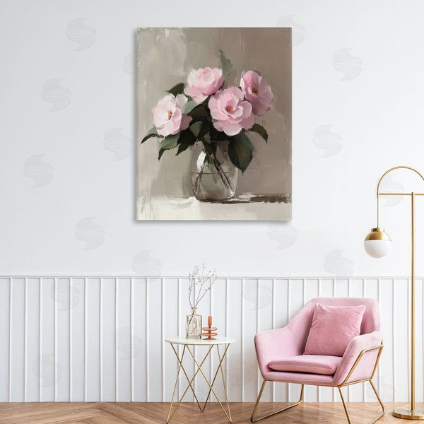 Stupell Industries Petal Prints Design | Painted Pink Floral Bouquet Wall Art