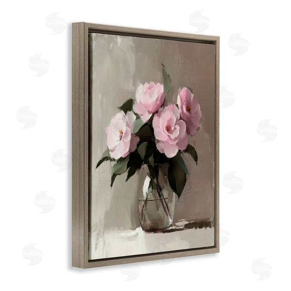 Stupell Industries Petal Prints Design | Painted Pink Floral Bouquet Wall Art