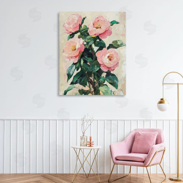 Stupell Industries Petal Prints Design | Painted Pink Poppies Blooming Wall Art