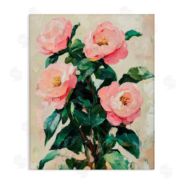 stupell industries Petal Prints Design | Painted Pink Poppies Blooming Wall Art