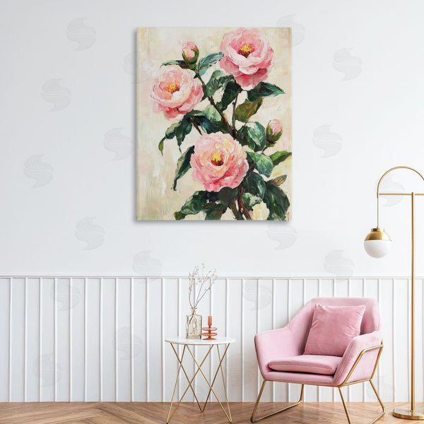 Stupell Industries Petal Prints Design | Painted Pink Poppies With Buds Wall Art