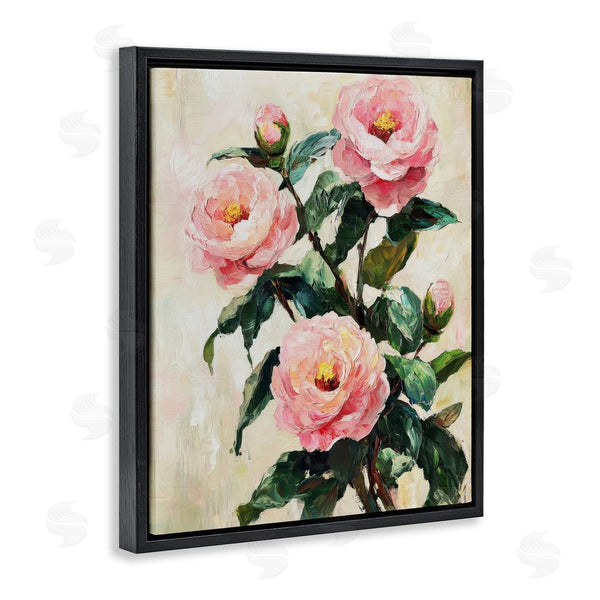 Stupell Industries Petal Prints Design | Painted Pink Poppies With Buds Wall Art