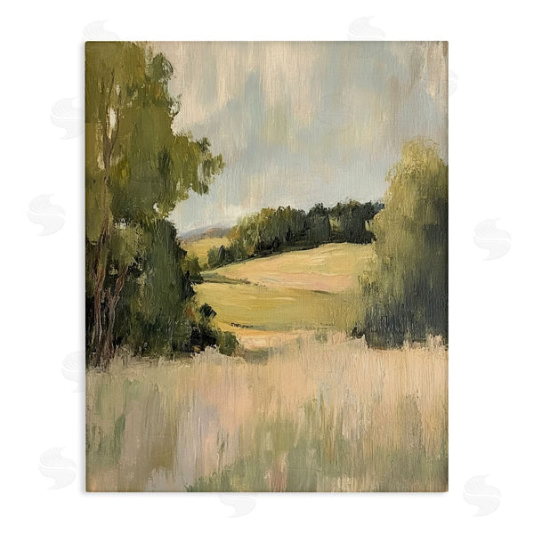 stupell industries Petal Prints Design | Painterly Green Valley View