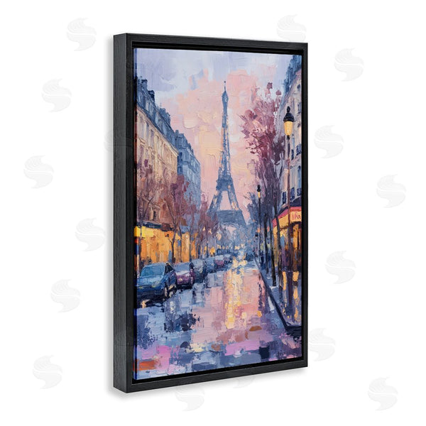 Stupell Industries Petal Prints Design | Paris Street Abstract City Wall Art