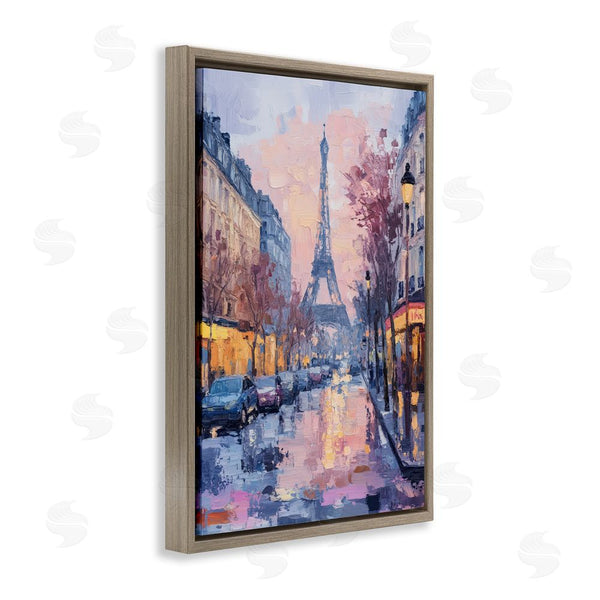 Stupell Industries Petal Prints Design | Paris Street Abstract City Wall Art