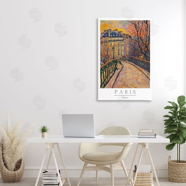 Stupell Industries Petal Prints Design | Paris Street Scene In Autumn Wall Art