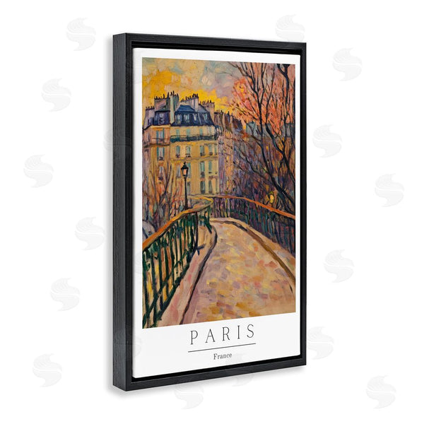 Stupell Industries Petal Prints Design | Paris Street Scene In Autumn Wall Art