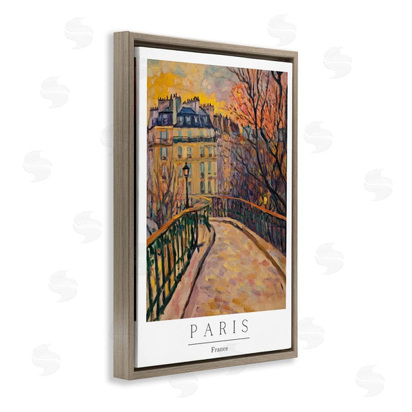Stupell Industries Petal Prints Design | Paris Street Scene In Autumn Wall Art