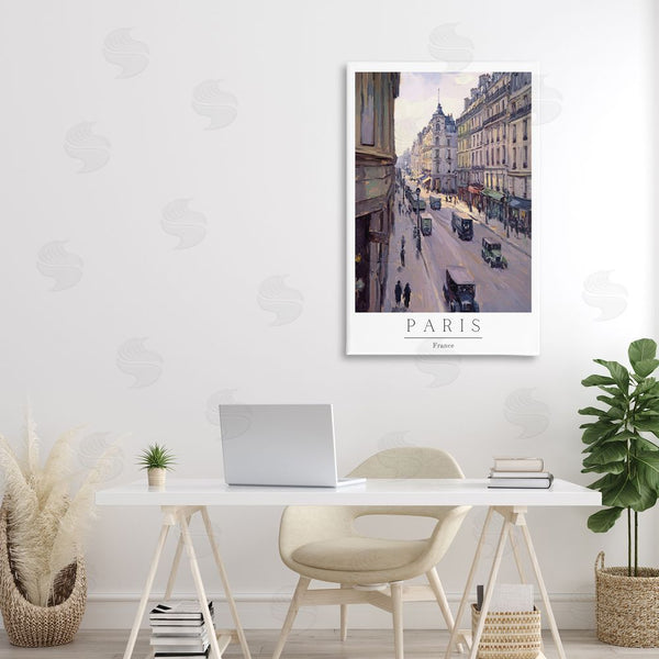Stupell Industries Petal Prints Design | Paris Streets Vintage Scene Wall Art