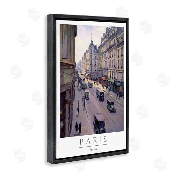 Stupell Industries Petal Prints Design | Paris Streets Vintage Scene Wall Art