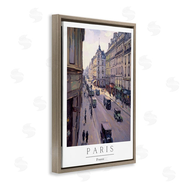 Stupell Industries Petal Prints Design | Paris Streets Vintage Scene Wall Art