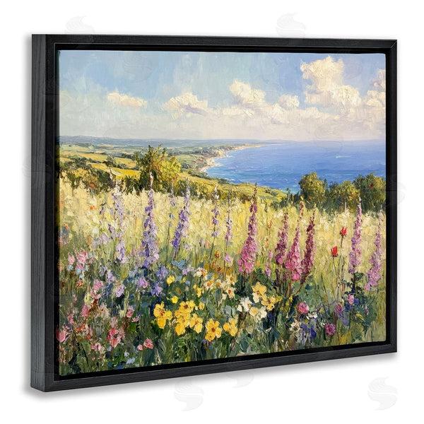 Stupell Industries Petal Prints Design | Pastel Hyacinth Seaside Garden