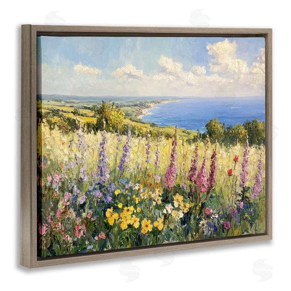 Stupell Industries Petal Prints Design | Pastel Hyacinth Seaside Garden