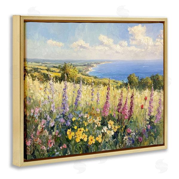 Stupell Industries Petal Prints Design | Pastel Hyacinth Seaside Garden