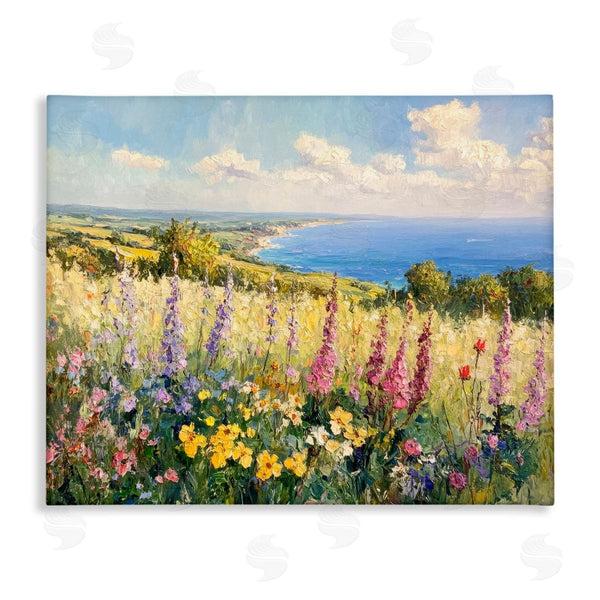 stupell industries Petal Prints Design | Pastel Hyacinth Seaside Garden