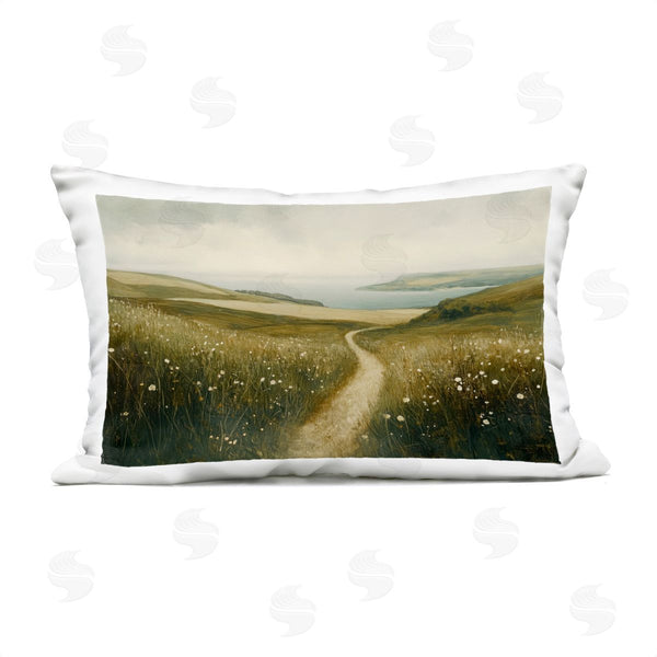 Stupell Industries Petal Prints Design | Path Through Daisies Printed Throw Pillow