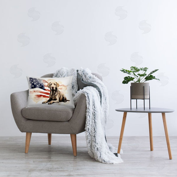 Stupell Industries Petal Prints Design | Patriotic Dog With Flag