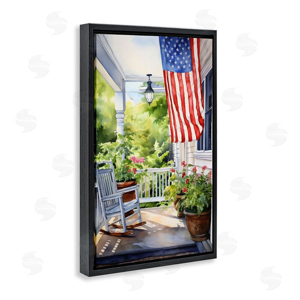 Stupell Industries Petal Prints Design | Patriotic Summer Porch
