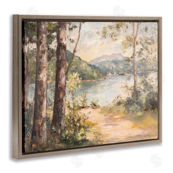 Stupell Industries Petal Prints Design | Peaceful Lakeside Landscape