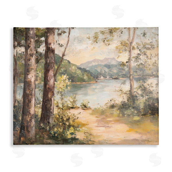 stupell industries Petal Prints Design | Peaceful Lakeside Landscape