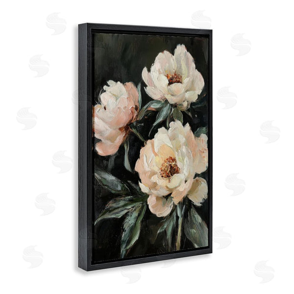 Stupell Industries Petal Prints Design | Peach Roses Floral Painting Wall Art
