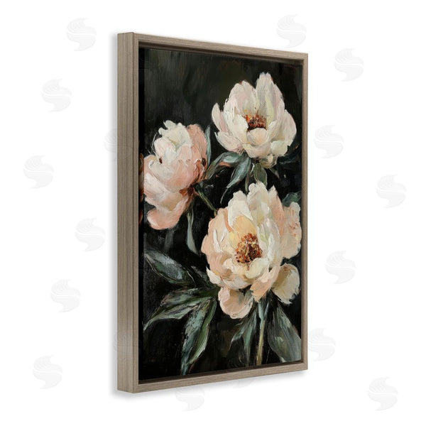 Stupell Industries Petal Prints Design | Peach Roses Floral Painting Wall Art