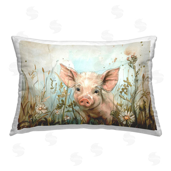 stupell industries Petal Prints Design | Piglet Among Flowers