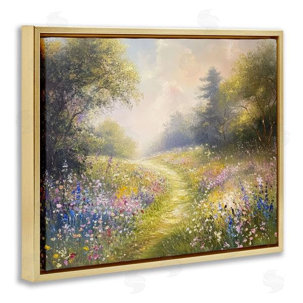 Stupell Industries Petal Prints Design | Pink & Blue Flower Daydream