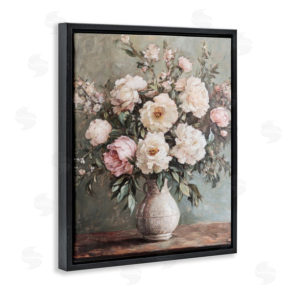 Stupell Industries Petal Prints Design | Pink Peonies Ornate Vase