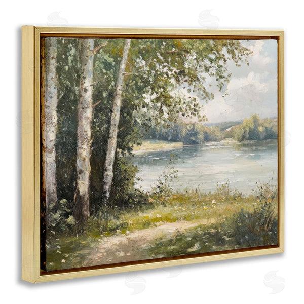 Stupell Industries Petal Prints Design | Place To Relax Lake View