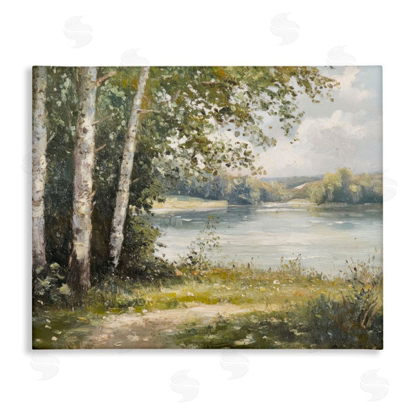 stupell industries Petal Prints Design | Place To Relax Lake View