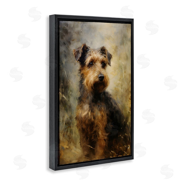 Stupell Industries Petal Prints Design | Poised Terrier Dog