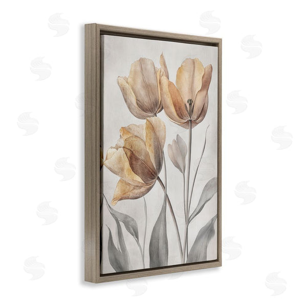 Stupell Industries Petal Prints Design | Pressed Poppies Orange Florals Wall Art