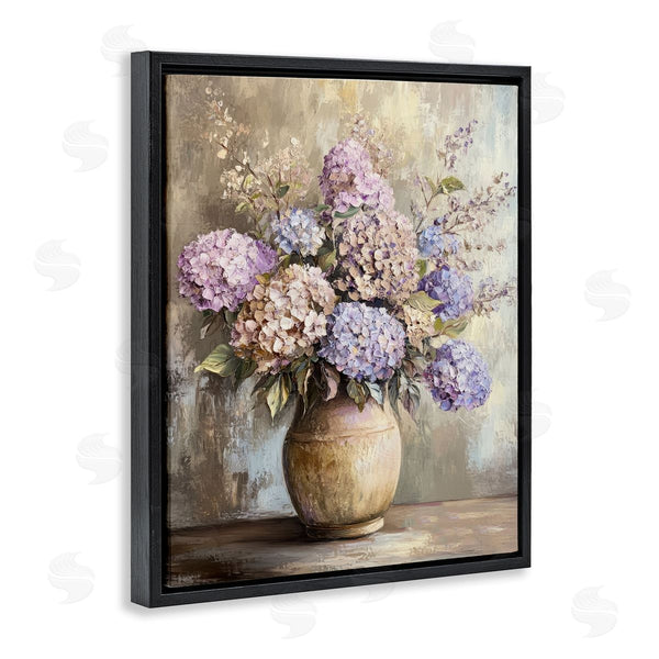 Stupell Industries Petal Prints Design | Purple Hydrangea Pottery