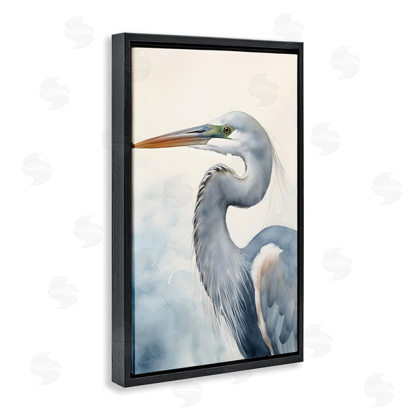 Stupell Industries Petal Prints Design | Quiet Heron Looking Left
