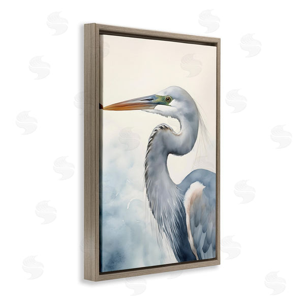 Stupell Industries Petal Prints Design | Quiet Heron Looking Left