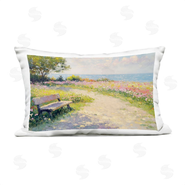 Stupell Industries Petal Prints Design | Relax And Stay Awhile Printed Throw Pillow
