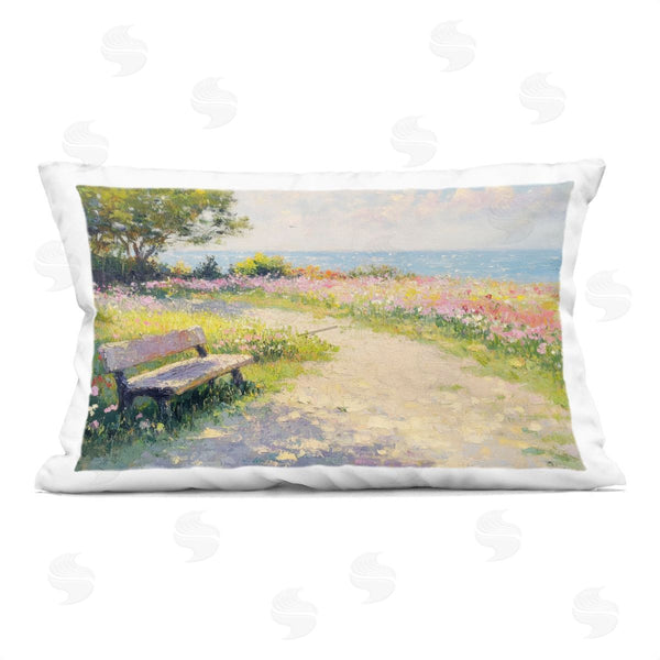 stupell industries Petal Prints Design | Relax And Stay Awhile Printed Throw Pillow