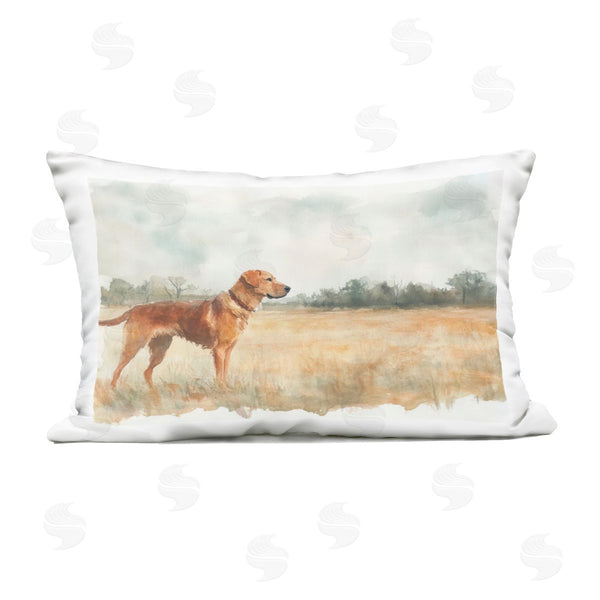 Stupell Industries Petal Prints Design | Retriever Dog In Open Field Printed Throw Pillow