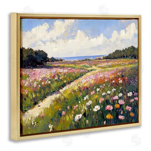 Stupell Industries Petal Prints Design | Romance Walkway With Flowers