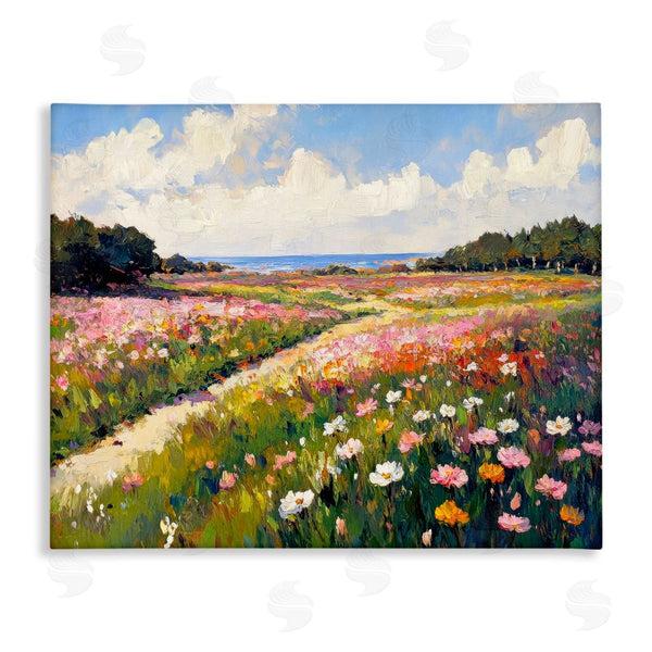 stupell industries Petal Prints Design | Romance Walkway with Flowers