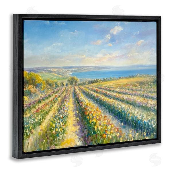 Stupell Industries Petal Prints Design | Rows Of Flowers Landscape