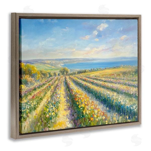 Stupell Industries Petal Prints Design | Rows Of Flowers Landscape