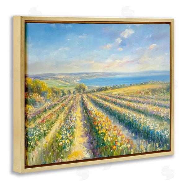 Stupell Industries Petal Prints Design | Rows Of Flowers Landscape