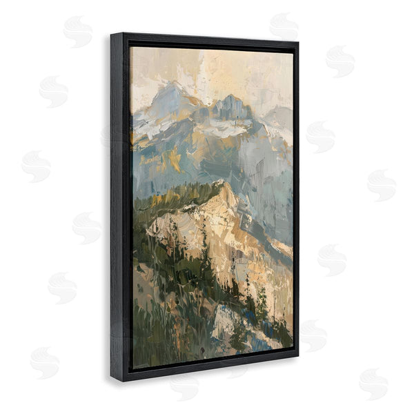 Stupell Industries Petal Prints Design | Rugged Mountains View
