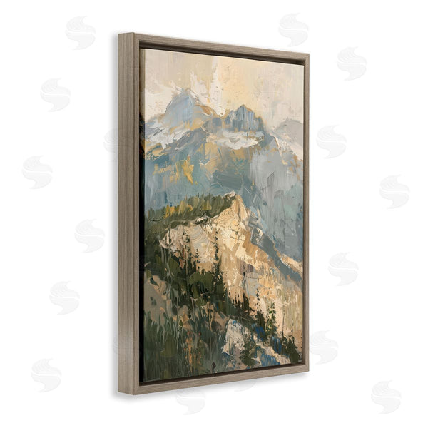 Stupell Industries Petal Prints Design | Rugged Mountains View
