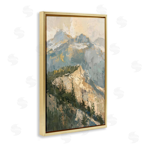 Stupell Industries Petal Prints Design | Rugged Mountains View