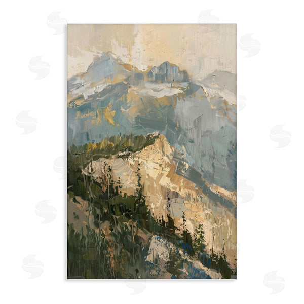 stupell industries Petal Prints Design | Rugged Mountains View