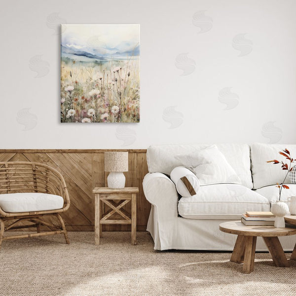 Stupell Industries Petal Prints Design | Rural Daisy Field Meadow Wall Art